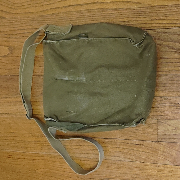 Vintage UK military canvas with custom sewn patch - Picture 2 of 13